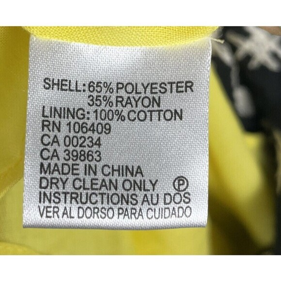 TAHARI Arthur S Levine Black Embroidered Handkerchief Hem Dress Size 16 - Picture 8 of 9